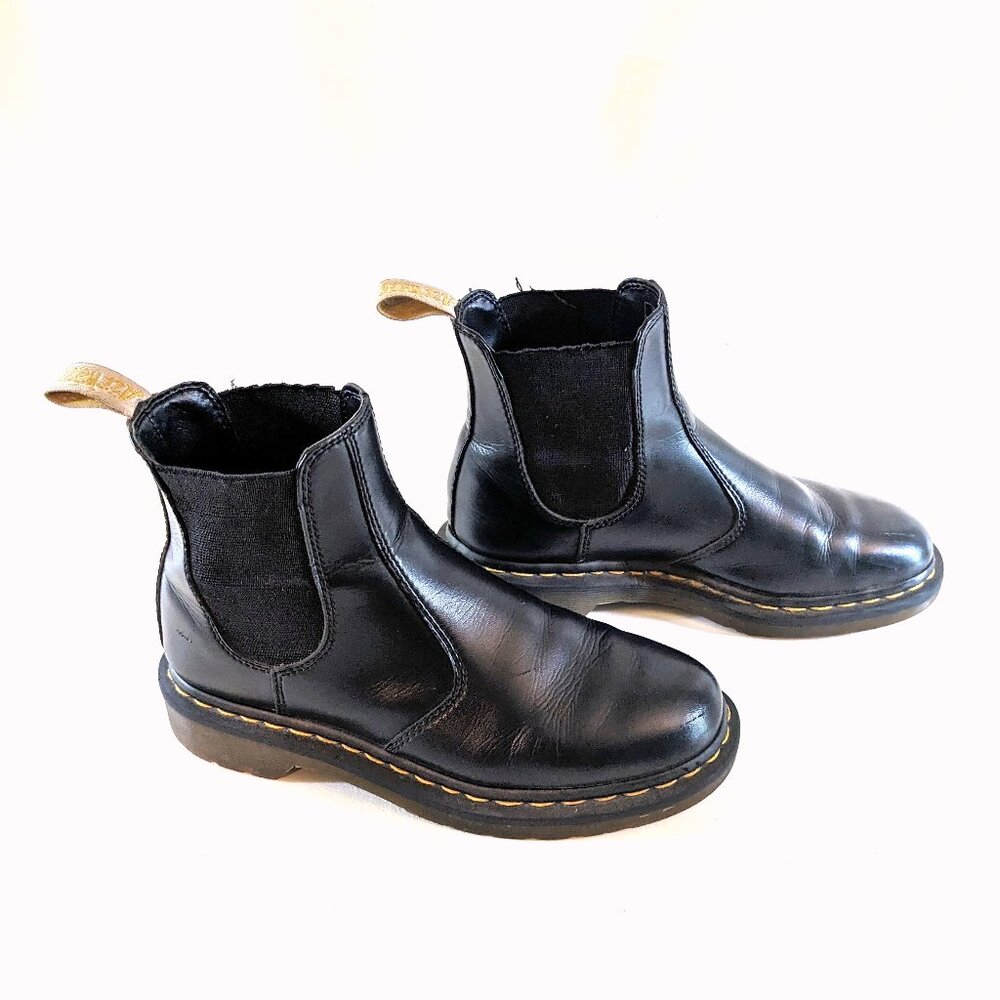 Dr. Martens Black Vegan Leather Chelsea Boots 2976